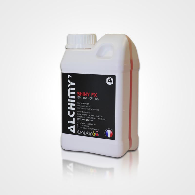Alchimy7 Brillanty — Dressing Pneus & Plastiques Extérieurs Noir Satiné | 470ml