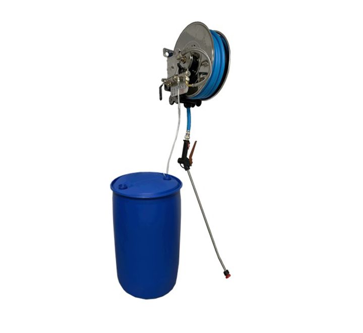 Enrouleur automatique EASY - capacité 15 mètres - coque inox