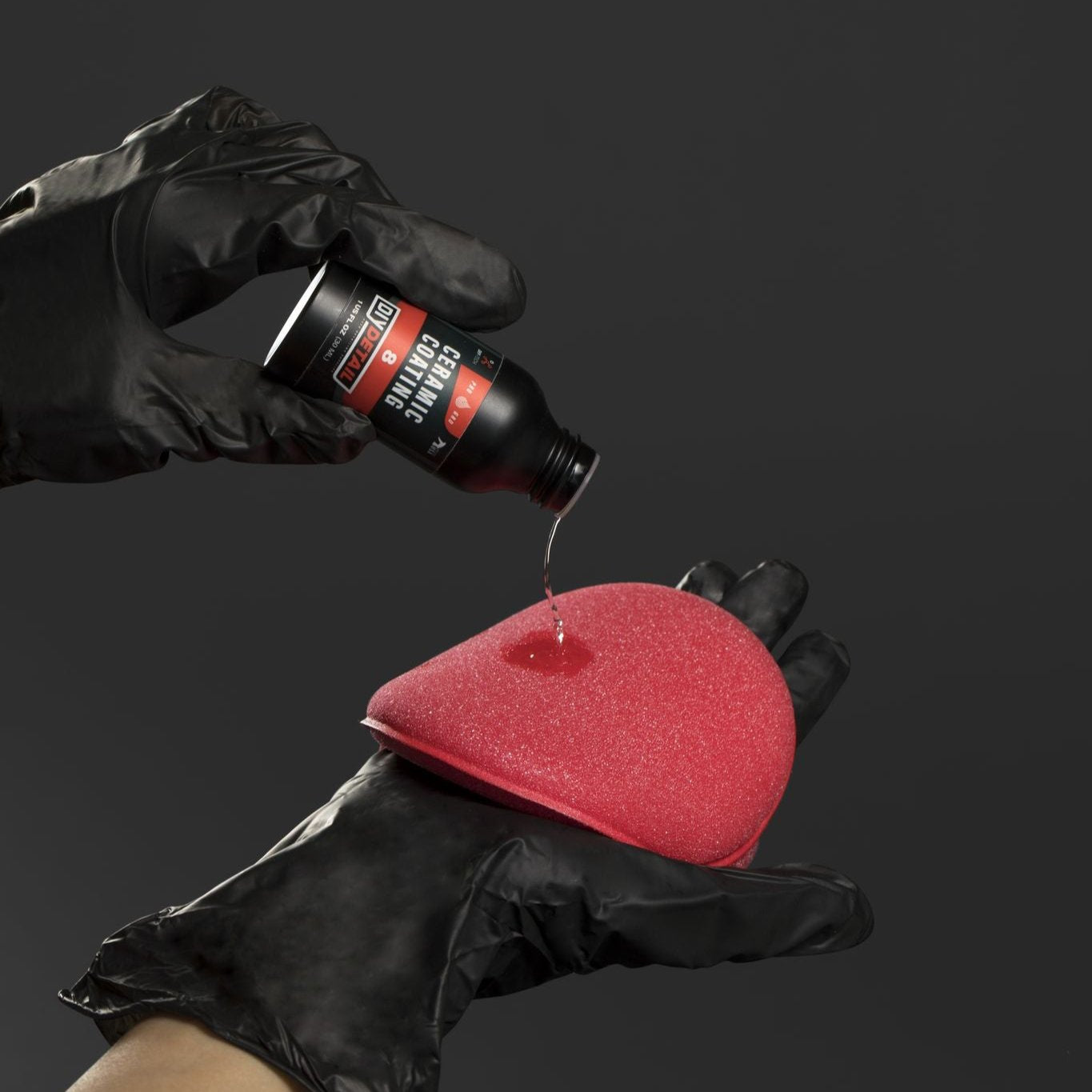 Kit revêtement céramique DIY Detail 8 ans – flacon, applicateur et boîte, protection peinture voiture, traitement nano-céramique