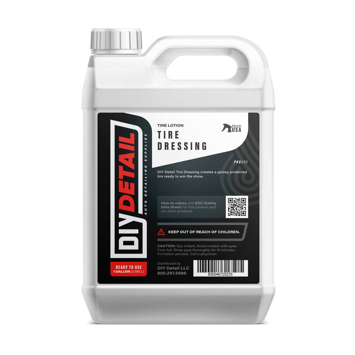 Tire Dressing DIY Detail 3,8L – traitement pneus professionnel, haute durabilité