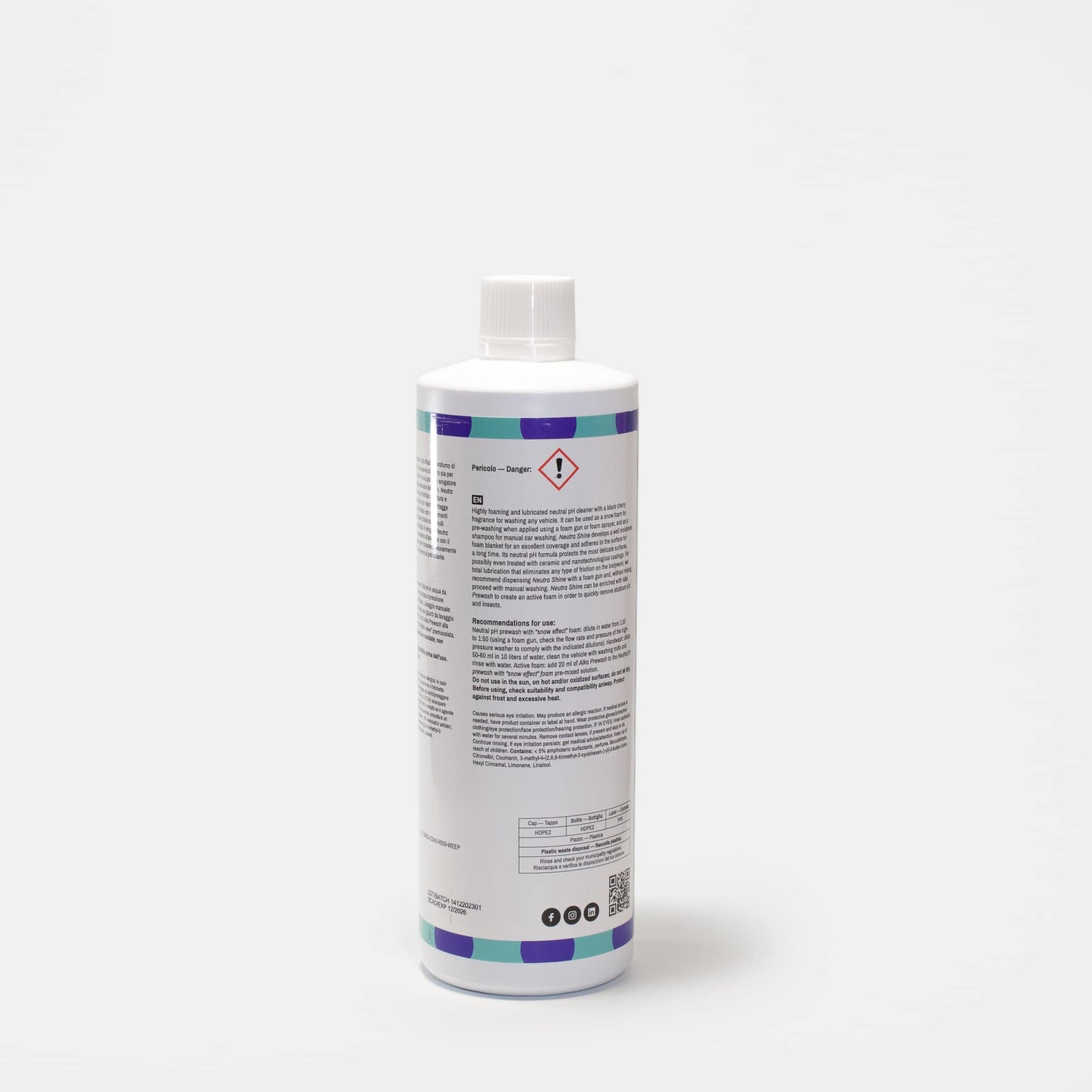 RVL LABS Neutra Shine – lavage en douceur avec brillance préservée et mousse généreuse
