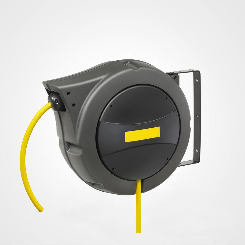 Enrouleur automatique - 18 mètres Hydraulique - coque PVC - support pivotant automatique