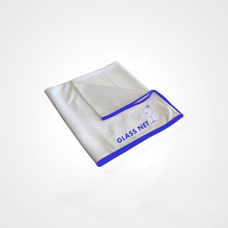 Sachet de 10 microfibres GLASS NET - 50 x 70 cm - 220 g/m² - coloris bleu et blanc