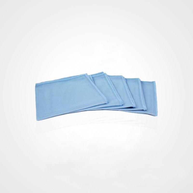 Sachet de 5 microfibres SUPER LUXE VITRES - 40 x 40 cm - 300 g/m² - coloris bleu