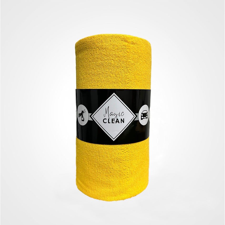 Rouleau de 75 Microfibres - 30 x 30cm - 200g/m² - coloris jaune