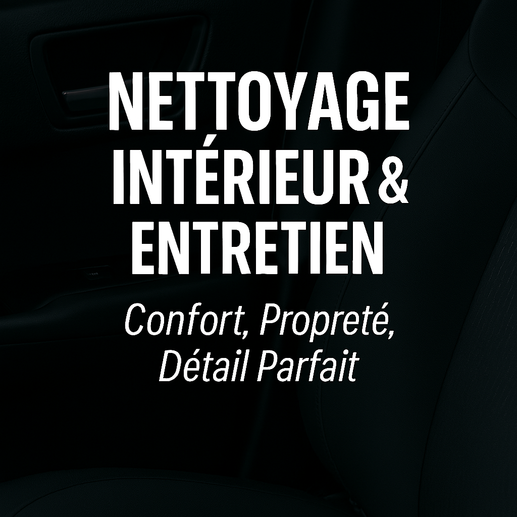 Nettoyage intérieur & Entretien