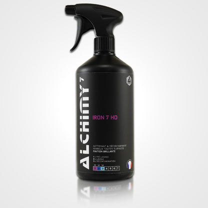Alchimy7 Iron 7 HD — Décontaminant Ferreux Semi-Gel Réaction Couleur | 470ml 1L