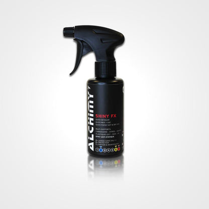 Alchimy7 Brillanty — Dressing Pneus & Plastiques Extérieurs Noir Satiné | 470ml
