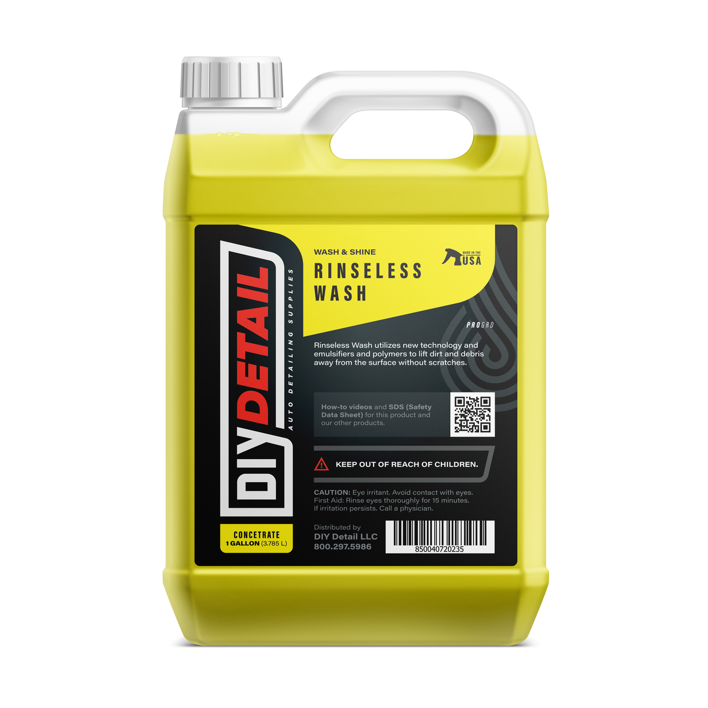 DIY Detail Rinseless Wash 3,8L – lavage carrosserie sans eau, format économique