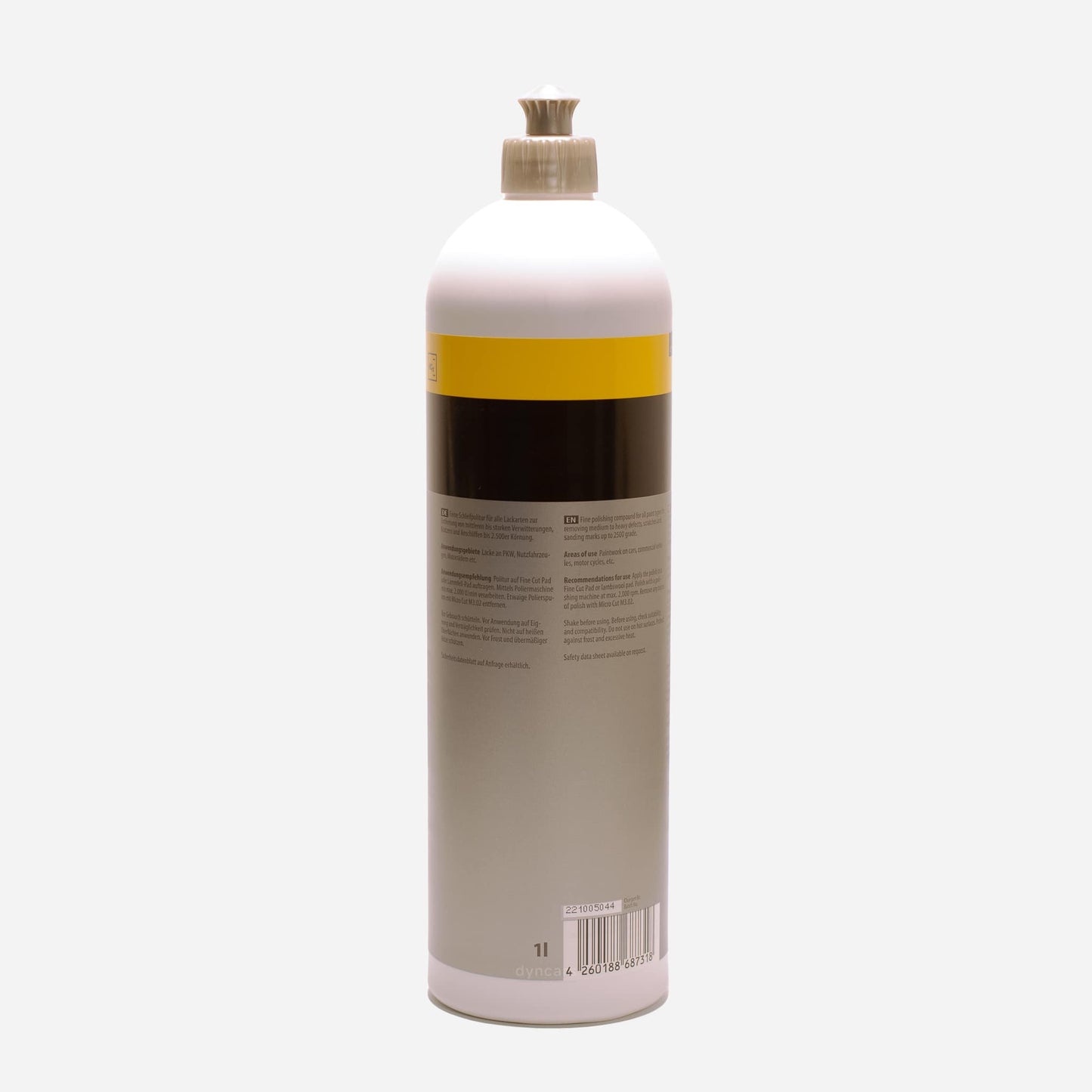 Koch Chemie Fine Cut F6.01 — Polish Mécanique Correction Fine Sans Silicone | 250ml 1L