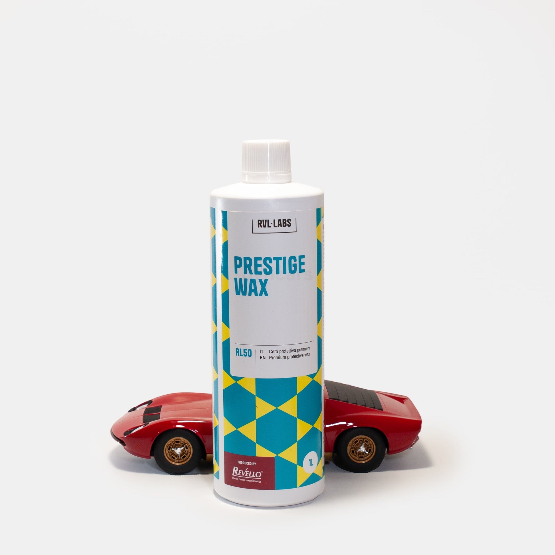 Cire Prestige Wax RVL LABS â€“ flacon Ã©lÃ©gant, finition profonde et toucher doux carrosserie