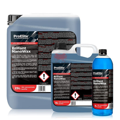 ProElite Nanowax Cire Auto-Séchant Innovante Brillance Éclatante Protection Carrosserie