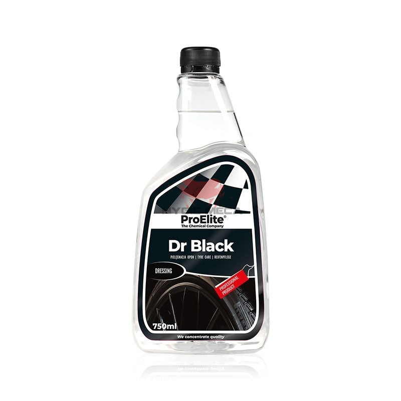 Dr Black ProElite Rénovateur Plastiques Extérieurs Pneus Caoutchoucs Brillant Effet Mouillé