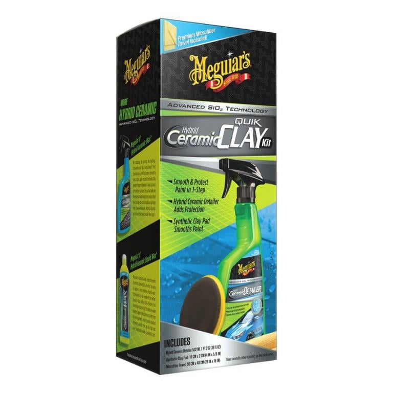Kit Hybrid Ceramic Clay Meguiar’s – décontamination et protection – La Boutique du Detailing