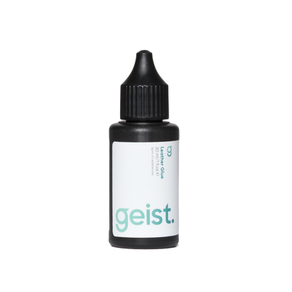 Colle pour cuir Geist – flacon 30ml, colle transparente et souple, sans solvant