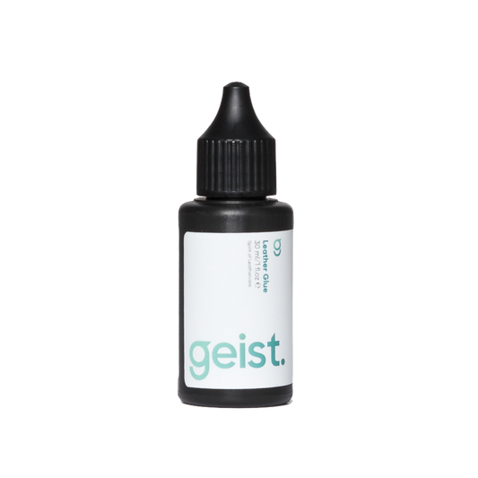 Colle pour cuir Geist – flacon 30ml, colle transparente et souple, sans solvant