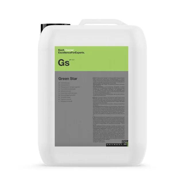 Koch Chemie Green Star nettoyant alcalin sans phosphate dilution 1:3 à 1:30