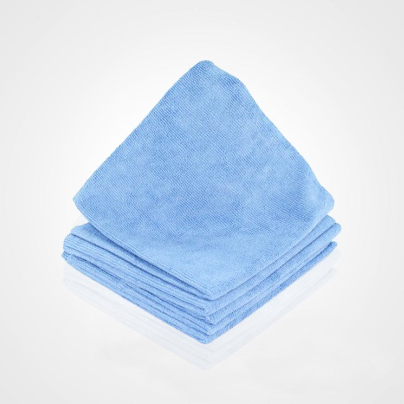 Sachet de 5 microfibres DECOUPE LASER - 40 x 40 cm - 280g/m² - coloris bleu