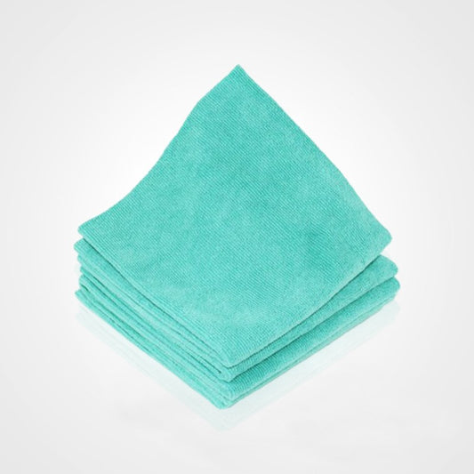 Sachet de 5 microfibres DECOUPE LASER - 40 x 40 cm - 280g/m² - coloris vert