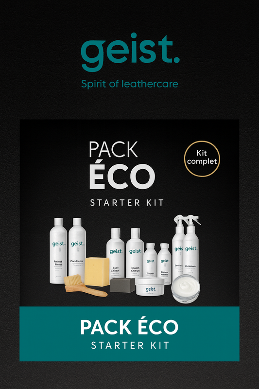 Pack Éco Geist – Kit complet pour l’entretien et la restauration du cuir