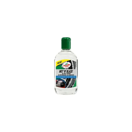Gel Rénovateur Turtle Wax Wet N Black pour Pneus et Garnitures 300ml