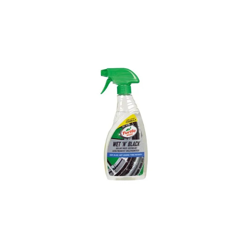Gel Rénovateur Turtle Wax Wet N Black pour Pneus et Garnitures 300ml