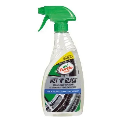 Gel Rénovateur Turtle Wax Wet N Black pour Pneus et Garnitures 300ml